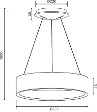 Подвесной светодиодный светильник Deko-Light Sculptoris 342186 1