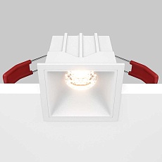 Встраиваемый светильник Maytoni Alfa LED DL043-01-10W3K-D-SQ-W 3
