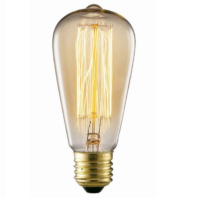 Лампа накаливания Arte Lamp Bulbs 60W E27 прозрачная ED-ST64-CL60 фото 