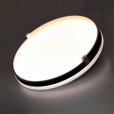 Настенно-потолочный светодиодный светильник Sonex Pale Olidi Black 7647/CL 2