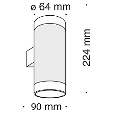 Настенный светильник Maytoni Dafne C027WL-L10W 2