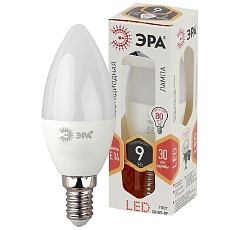 Лампа светодиодная ЭРА E14 9W 2700K матовая B35-9W-827-E14 Б0047935 1