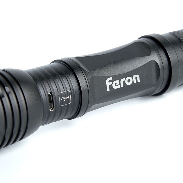 Ручной светодиодный фонарь Feron TH2401 аккумуляторный 145х40 250 лм 41683 фото 8
