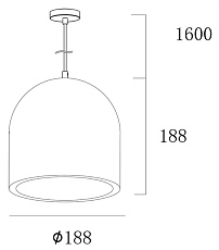 Подвесной светильник Deko-Light Concreto 342128 1