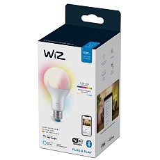 Лампа светодиодная диммируемая WiZ E27 13W RGB+CCT матовая Wi-FiBLE100WA67E27922-65RGB1PF/6 929002449702 3