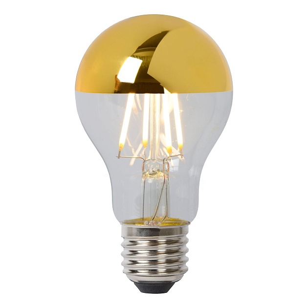 Лампа светодиодная диммируемая Lucide E27 5W 2700K золотая 49020/05/10 фото 3