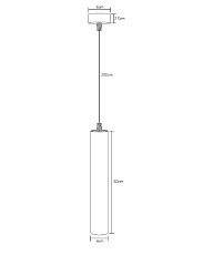 Подвесной светодиодный светильник Fiberli Tube480 4000K 12110302 1