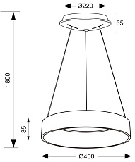 Подвесной светодиодный светильник Deko-Light Sculptoris 342184 1