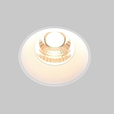 Встраиваемый светодиодный светильник Maytoni Round DL058-7W3K-TRS-W 4