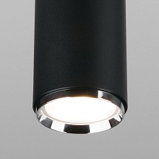 Трековый светильник Elektrostandard Svit GU10 черный/хром MRL 1013 a048166 1