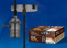 Подвесной светильник Uniel DLC-V-S24K/E27 TS/1M/BL Pearl Black UL-00004501 1