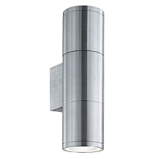 Уличный настенный светильник Ideal Lux Gun AP2 Small Alluminio 033013