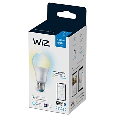 Лампа светодиодная диммируемая WiZ E27 8W 2700-6500K матовая Wi-Fi BLE 60W A60E27927-65TW1PF/6 929002383502 2
