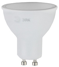 Лампа светодиодная ЭРА GU10 6W 6000K матовая LED MR16-6W-860-GU10 Б0049070 2
