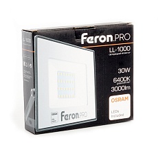 Светодиодный прожектор Feron LL-1000 30W 6400K 41539 1
