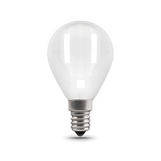 Лампа светодиодная филаментная Gauss E14 5W 4100К матовая 105201205 1