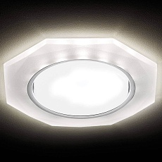 Встраиваемый светильник Ambrella light GX53 LED G216 CH/WH 1