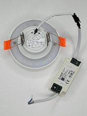 Встраиваемый светодиодный светильник Elvan VLS-314R-6/3W-NH-Wh 1