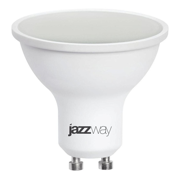Лампа светодиодная диммируемая Jazzway GU10 8W 3000K матовая 5035898 фото 