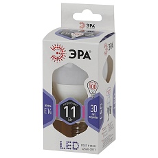 Лампа светодиодная ЭРА E14 11W 6000K матовая LED P45-11W-860-E14 Б0032990 1