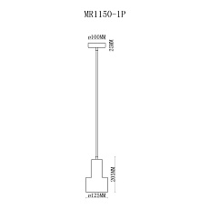Подвесной светильник MyFar Lima MR1150-1P 1