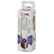Лампа светодиодная ЭРА E27 9W 6000K матовая LED B35-9W-860-E27 Б0031410 2