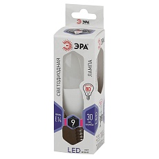 Лампа светодиодная ЭРА E14 9W 6000K матовая LED B35-9W-860-E14 Б0031403 2