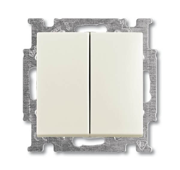 

Выключатель ABB, Слоновая кость, 2CKA001012A2148 Basic55