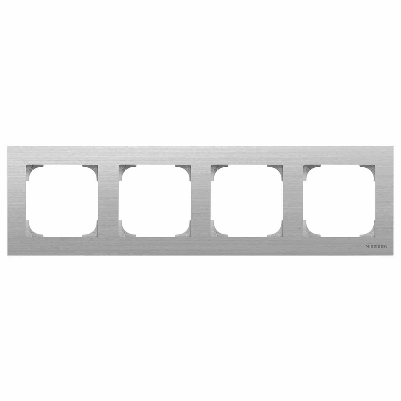 

Рамка ABB, Сталь, 2CLA857400A1401 Sky