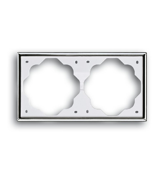 

Рамка 2-постовая ABB Impuls хром 2CKA001754A4134
