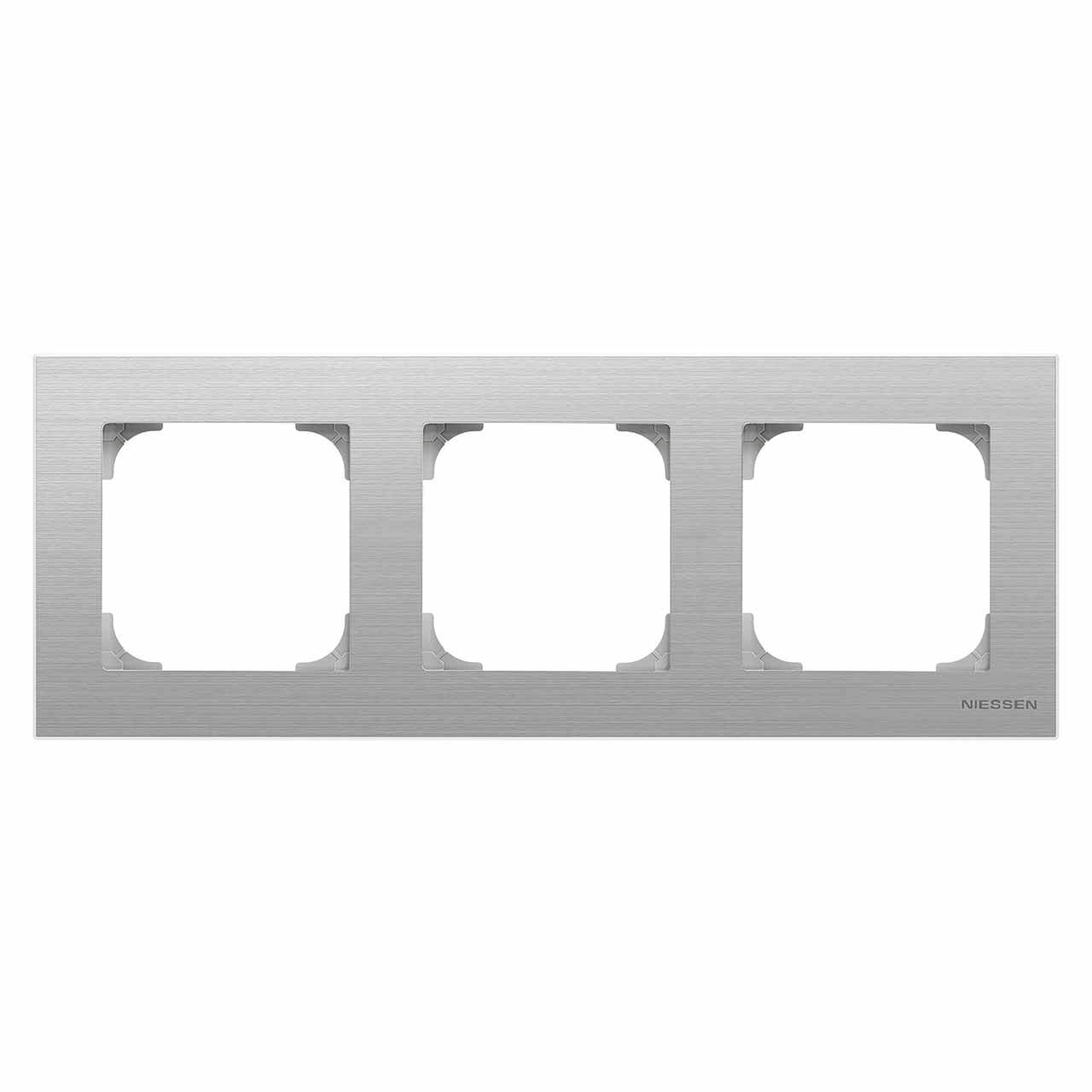 

Рамка ABB, Сталь, 2CLA857300A1401 Sky