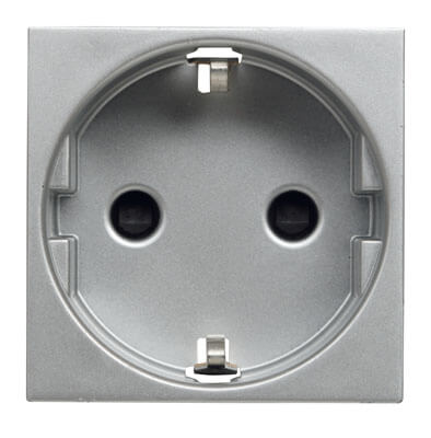 

Розетка ABB, Серебро, 2CLA228860N1301 Zenit