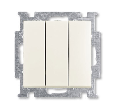 

Выключатель трехклавишный ABB Basic55 16A 250V chalet-белый 2CKA001012A2183