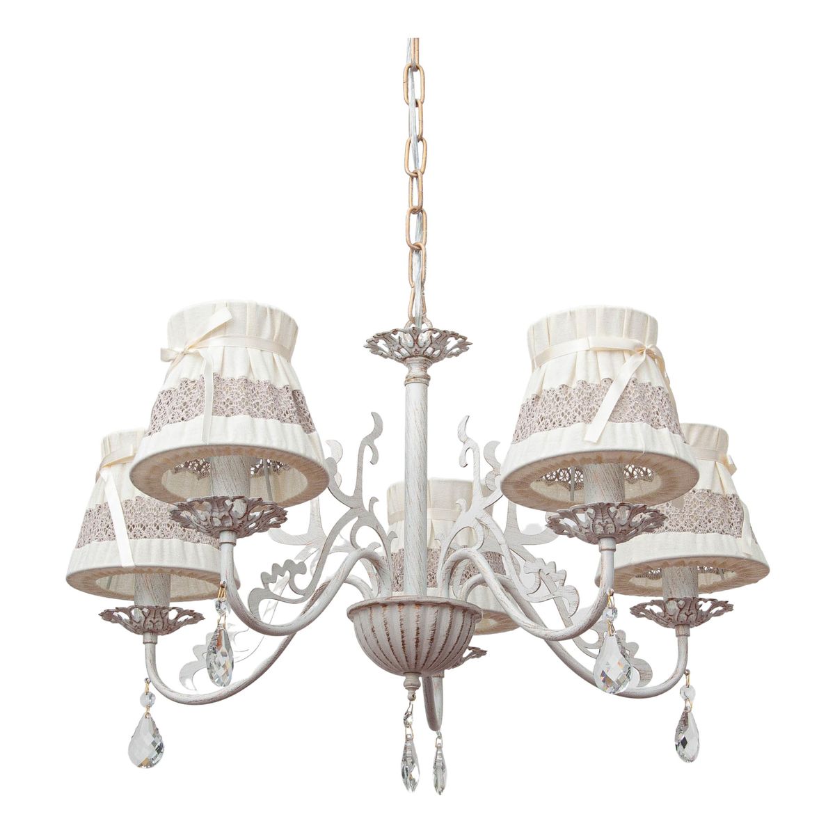 

Подвесная люстра Abrasax Emma L.5401-5CREAM/G, Кремовый, L.5401-5CREAM/G Emma