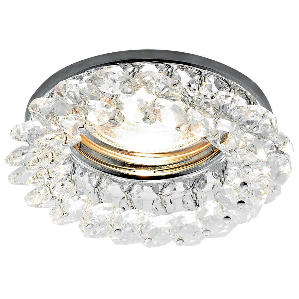 

Встраиваемый светильник Ambrella light Crystal K206 CL/CH, Хром, K206 CL/CH Crystal