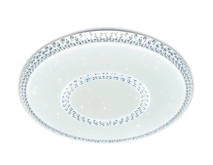 

Светильник Ambrella light, Белый, F99 WH 96W D500 Orbital Crystal
