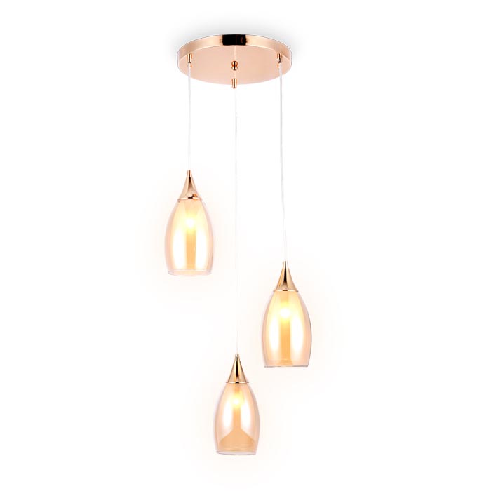 

Подвесная люстра Ambrella light Traditional TR3549, Янтарный, TR3549 Traditional