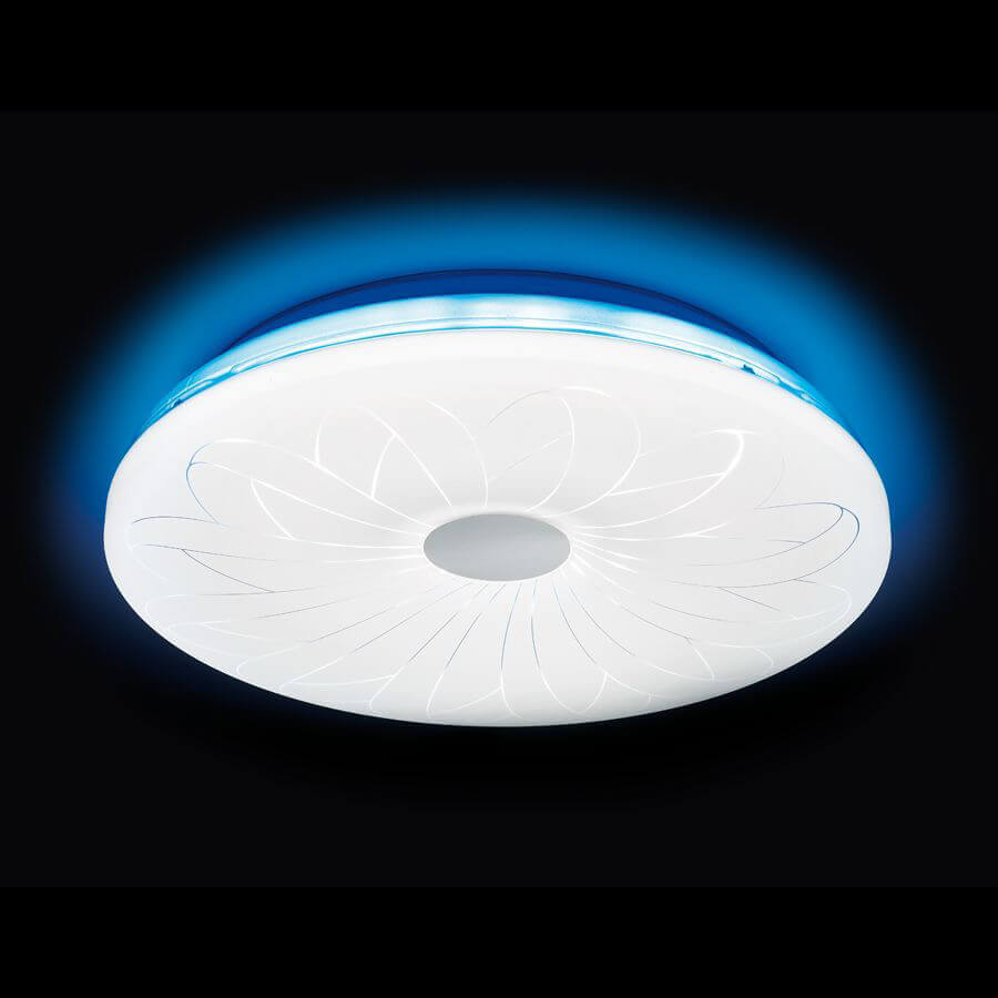 

Потолочный светодиодный светильник Ambrella light Orbital Design F80 BL 104W D540