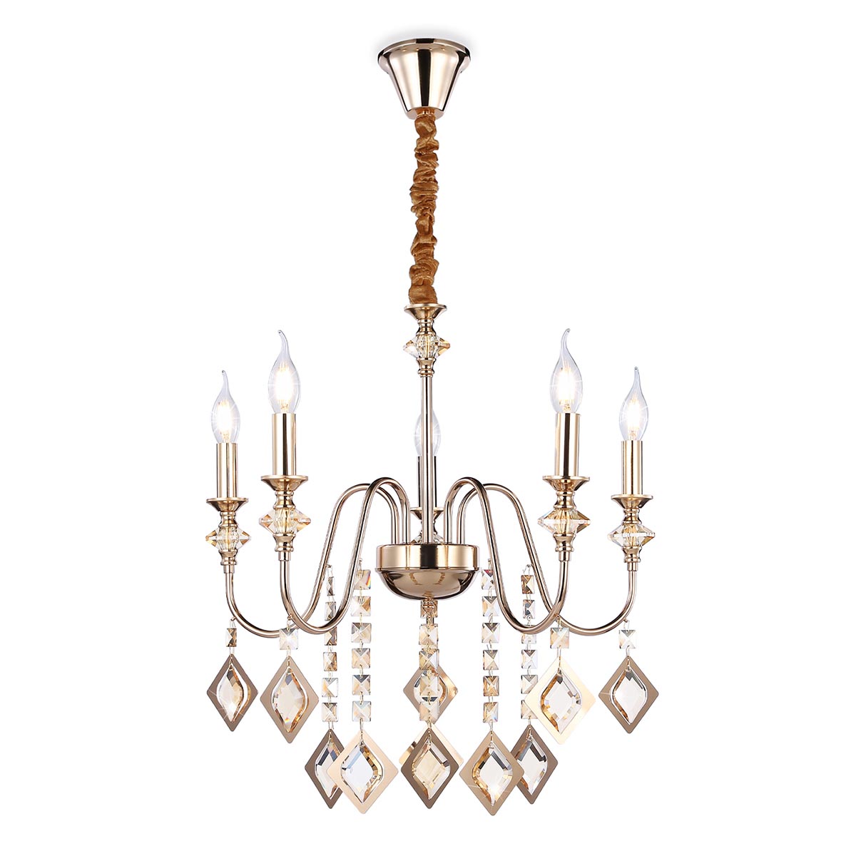 

Подвесная люстра Ambrella light Traditional TR4955, Золотой, TR4955 Traditional