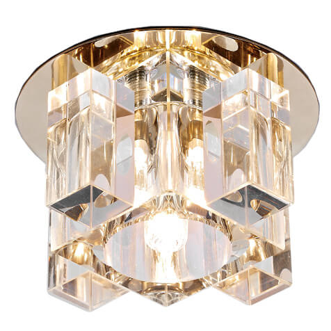 

Светильник Ambrella light, Золото, D1037 CL/CL/G Desing