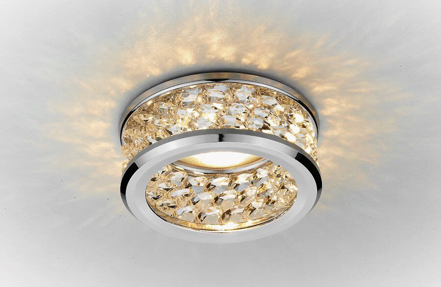

Встраиваемый светильник Ambrella light Crystal K105/3 CL/CH