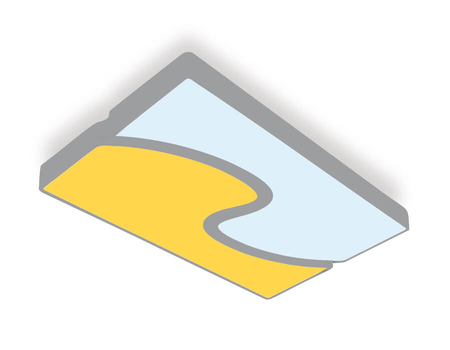 

Светильник Ambrella light, Белый, FP2402 WH/BK 180W D680*415 Orbital Parrus