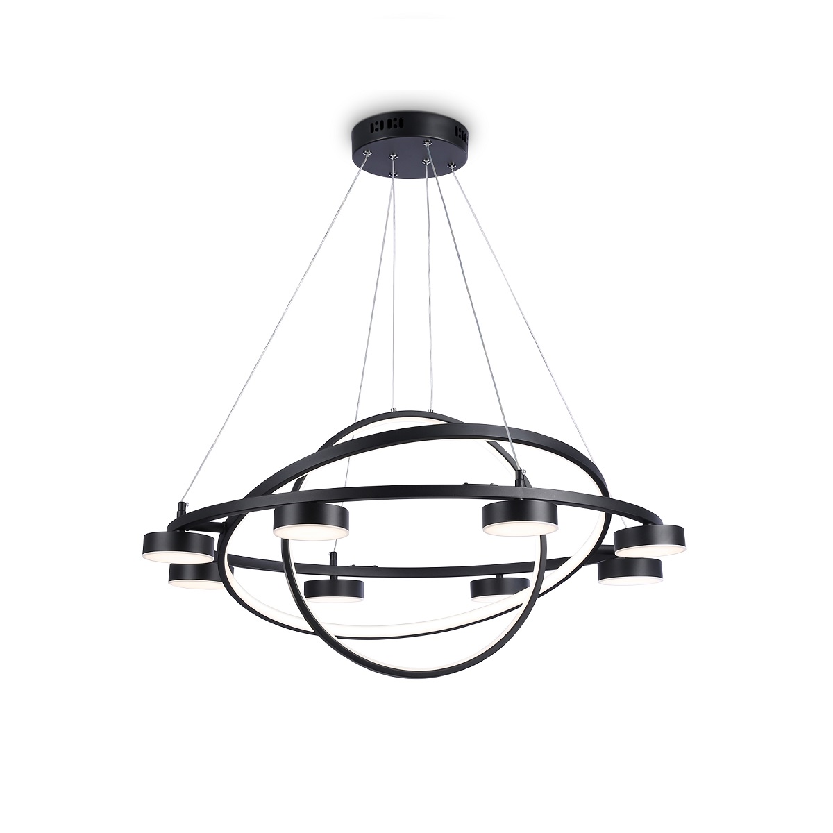 

Подвесная светодиодная люстра Ambrella light Comfort LineTech FL51779, Черный, FL51779 Comfort LineTech