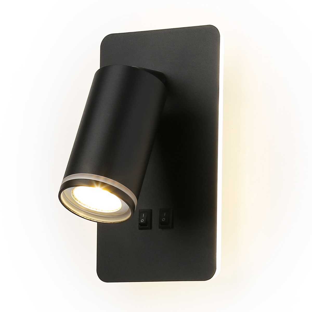 

Светодиодный спот Ambrella light Wallers FW2466, Черный, FW2466 Wallers