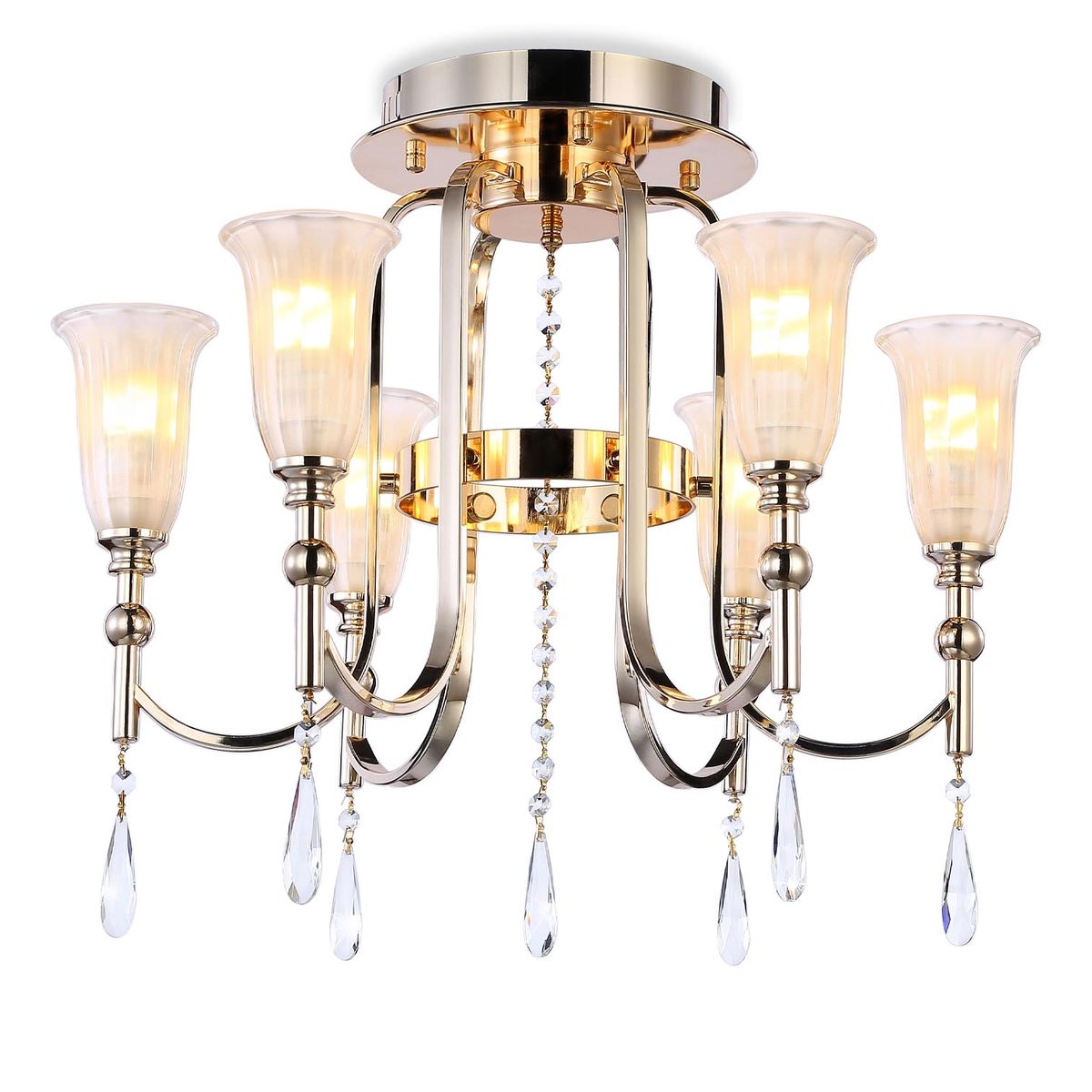 

Подвесная люстра Ambrella light Traditional TR3244, Золотой, TR3244 Traditional