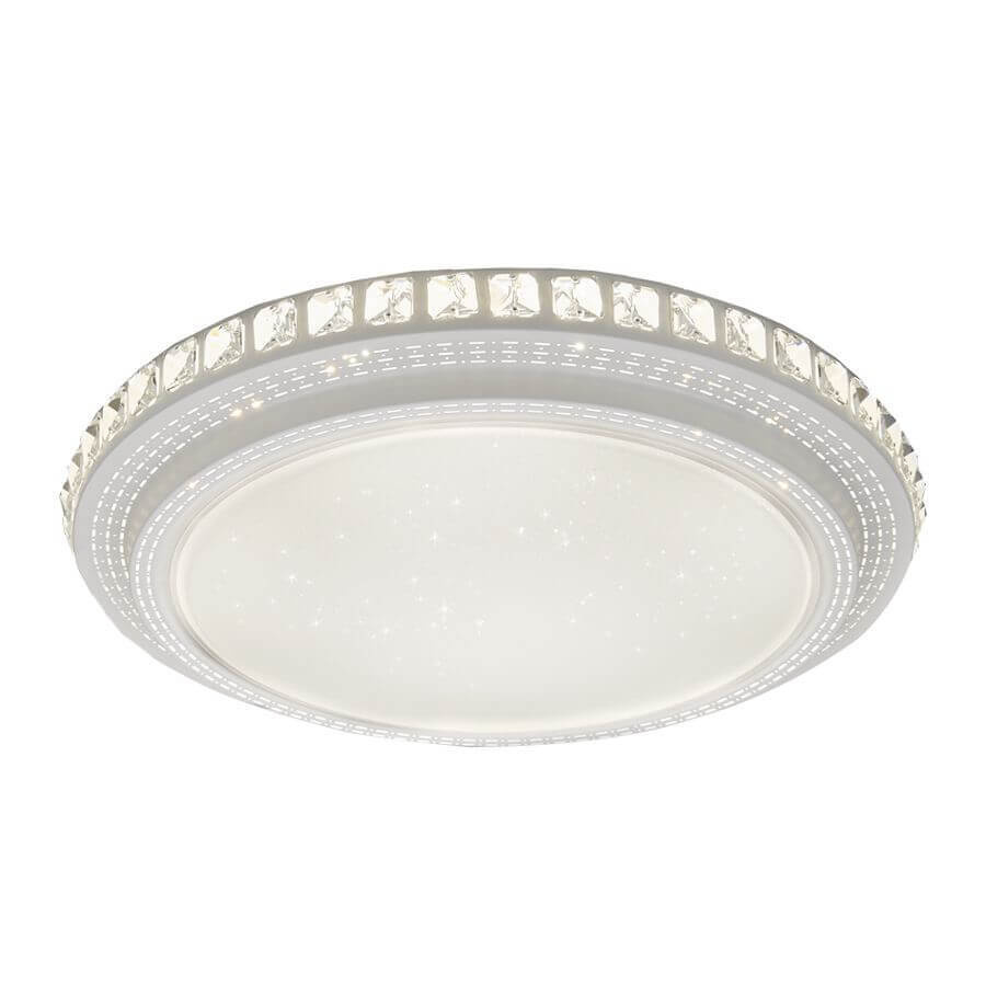

Светильник Ambrella light, Белый, F91 72W D500 Orbital Crystal