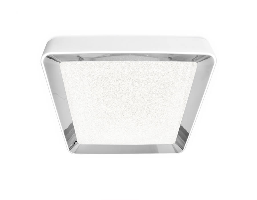 

Светильник Ambrella light, Белый, FS1216 WH/CH 72W+29W D500*500 Orbital Crystal Sand