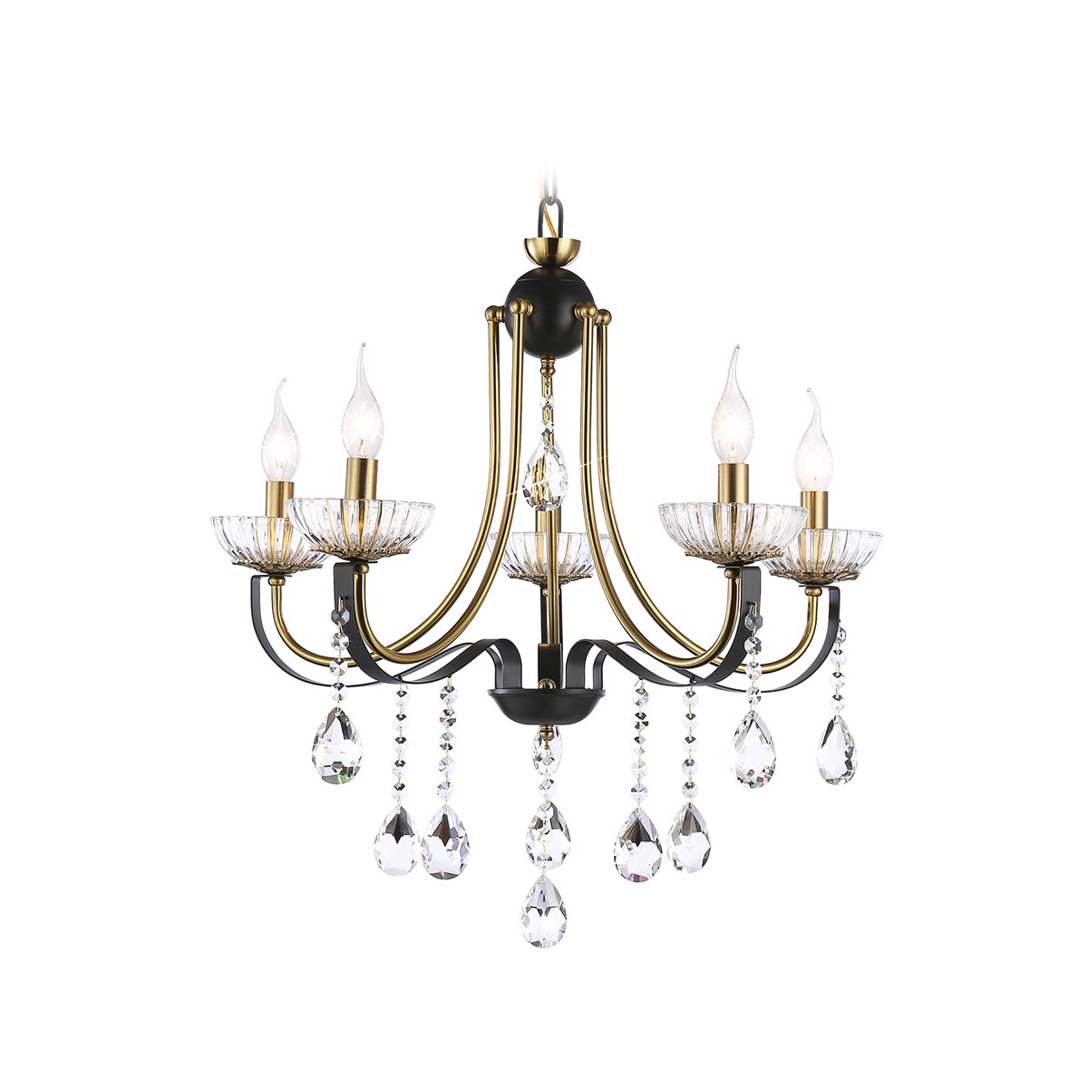 

Подвесная люстра Ambrella light Traditional TR4952, Черный, TR4952 Traditional