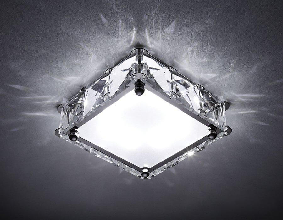 

Встраиваемый светодиодный светильник Ambrella light Led S50 CH/W 4W 4200K LED