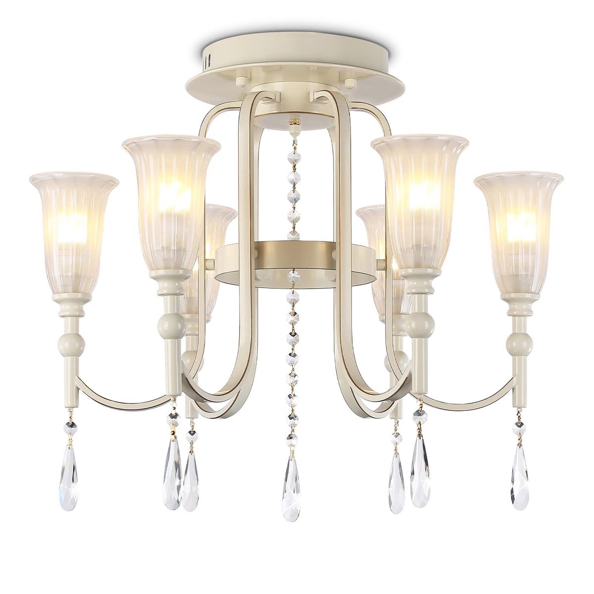 

Подвесная люстра Ambrella light Traditional TR3242, Бежевый, TR3242 Traditional